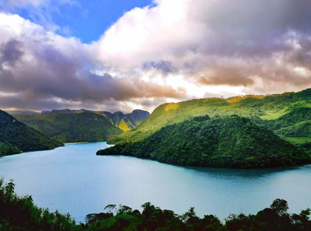 A photograph of scenic Guatemala, the Huehuetenango region, where Peet's limited release April Small Batch Series coffee originates.